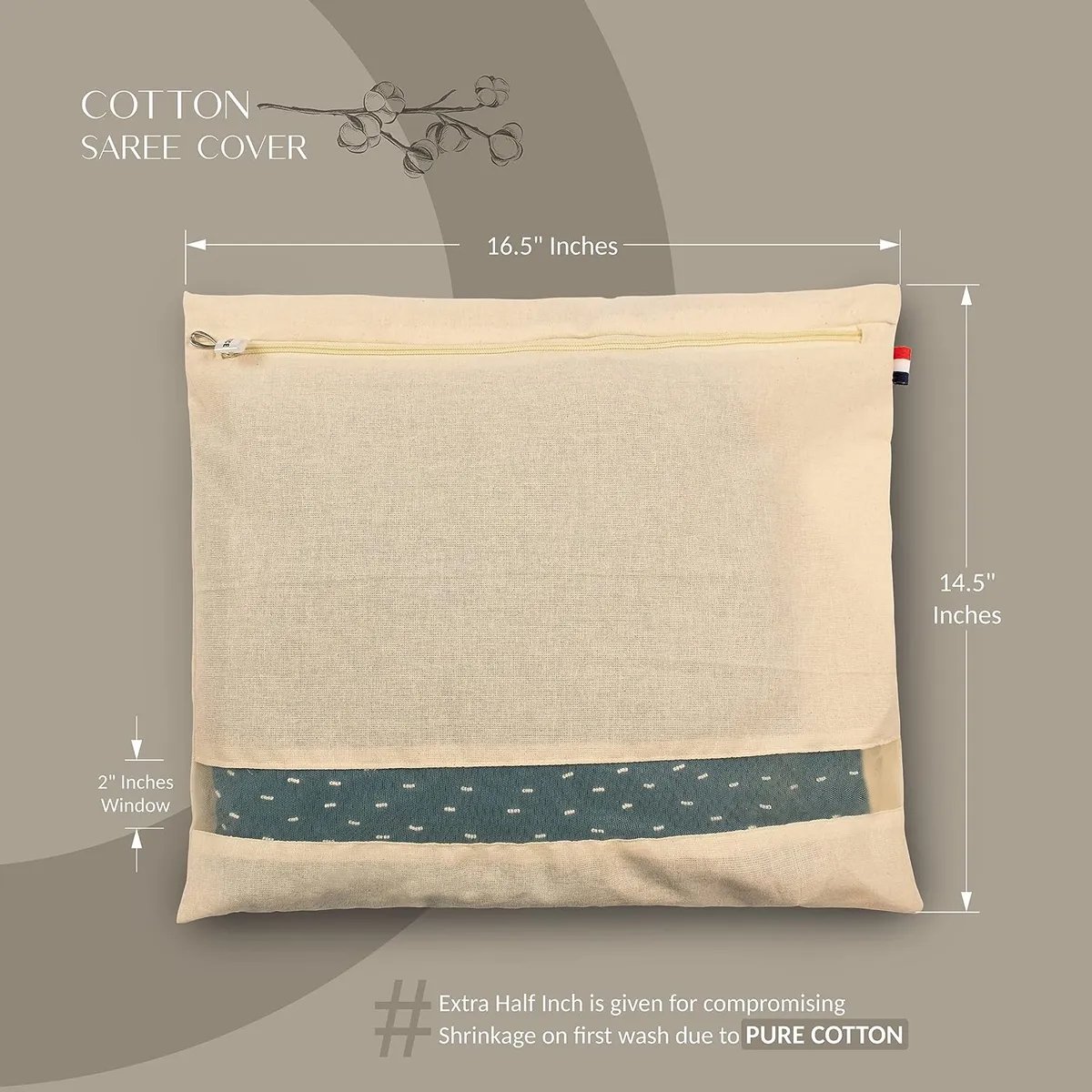 Set of 12 Cotton Saree Bags - Image 2