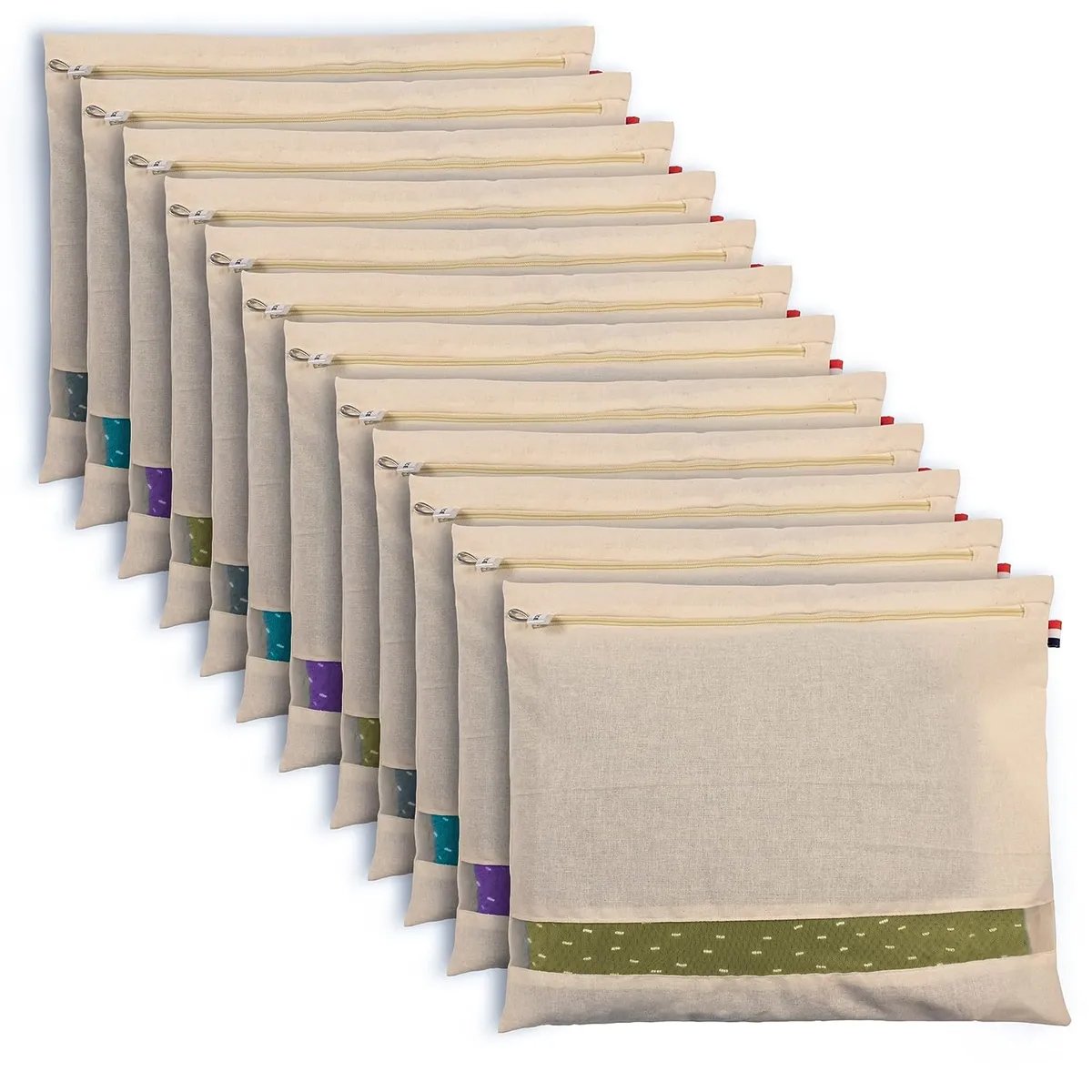 Set of 12 Cotton Saree Bags